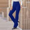 Uillui Women's Slacks Stretch Bootcut Dress Pants Work Casual High Waisted Yoga Straight Leg Trousers Skinny Dress Leggings Blue view 2