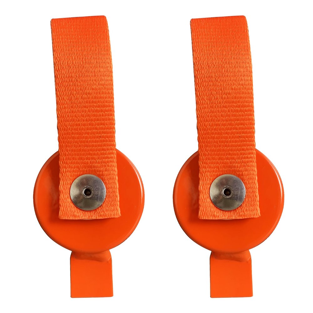 SUONE 2 Packs Surge Brake Lockout Key/Lock Out Key with Heavy Duty Strap Side Brake Lockout Bracket for UFP Surge Brake Trailer Compatible with A-60, A-70, A-75, A-84