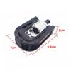 BESPORTBLE 1pair Foldable Aluminum Alloy Mountain Bike Pedals Non-Slip Design for Enhanced Comfort and Efficiency Suitable for Road and Mountain Bicycles Black view 2