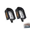 BESPORTBLE 1pair Foldable Aluminum Alloy Mountain Bike Pedals Non-Slip Design for Enhanced Comfort and Efficiency Suitable for Road and Mountain Bicycles Black view 3