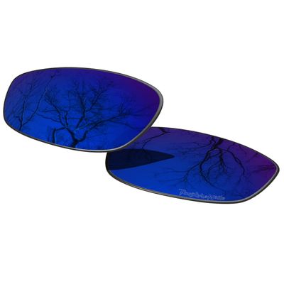 ToughAsNails Replacement Lenses for Oakley Straight Jacket 2007 Sunglasses - HyperVision Plus Sapphire Flash - Polarized Ultra
