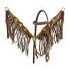 Western Horse Headstall Bridle Breast Collar Reins Tack Set Leather Floral Tooled Handmade Full Cob Pony Breastplate ME-HBC-061 (Cob) view 1