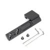 NOBUHIRO Extension Metal Offset Light Mount, Adjustable M300 M600 Series Tactical Flashlight Mount, Fit for 20mm Picatinny Rail or Fast Helmet Fixture view 1