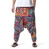 Men's Hippie Baggy Boho Yoga Harem Pants African Pattern Print Sweatpants Casual Hip Hop Pant view 2
