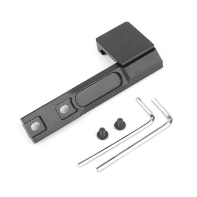 NOBUHIRO Extension Metal Offset Light Mount, M300 M600 Series Tactical Flashlight Mount, Fit for 20mm Picatinny Rail or Fast Helmet Fixture