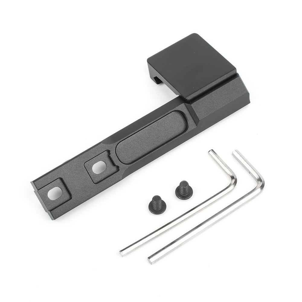 NOBUHIRO Extension Metal Offset Light Mount, M300 M600 Series Tactical Flashlight Mount, Fit for 20mm Picatinny Rail or Fast Helmet Fixture