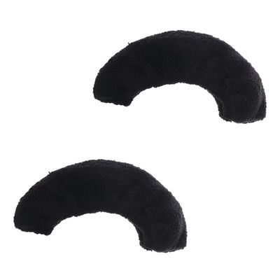 BESPORTBLE 1pair Rust Ice Skate Blade Covers Elastic Towel Lining for Protection Against Nicks and Flat Spots for Figure and Hockey Skates XXL Black