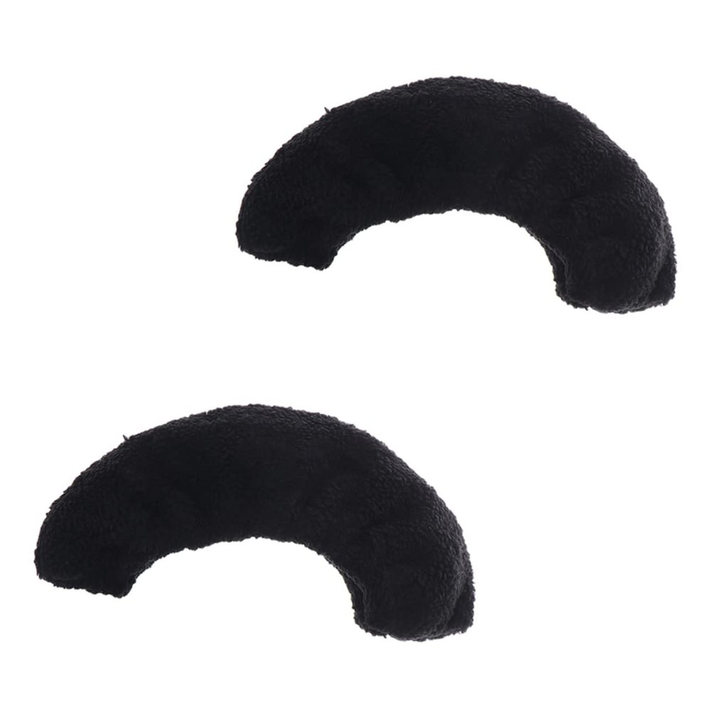 BESPORTBLE 1pair Rust Ice Skate Blade Covers Elastic Towel Lining for Protection Against Nicks and Flat Spots for Figure and Hockey Skates XXL Black
