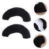 BESPORTBLE 1pair Rust Ice Skate Blade Covers Elastic Towel Lining for Protection Against Nicks and Flat Spots for Figure and Hockey Skates XXL Black view 4