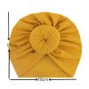 Baby Boys Girls Solid Cotton Cap Summer Candy Shape Handmade Knotted Elastics Turban Hat Newborn Baby (White, One Size) view 2