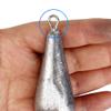 Drop Shot Fishing Weight Sinker Waterdrop Saltwater Fishing Weights Lead Casting Egg Fishing Sinker Bass Streamlined Removable (195g/0.42 lb,2X) view 3