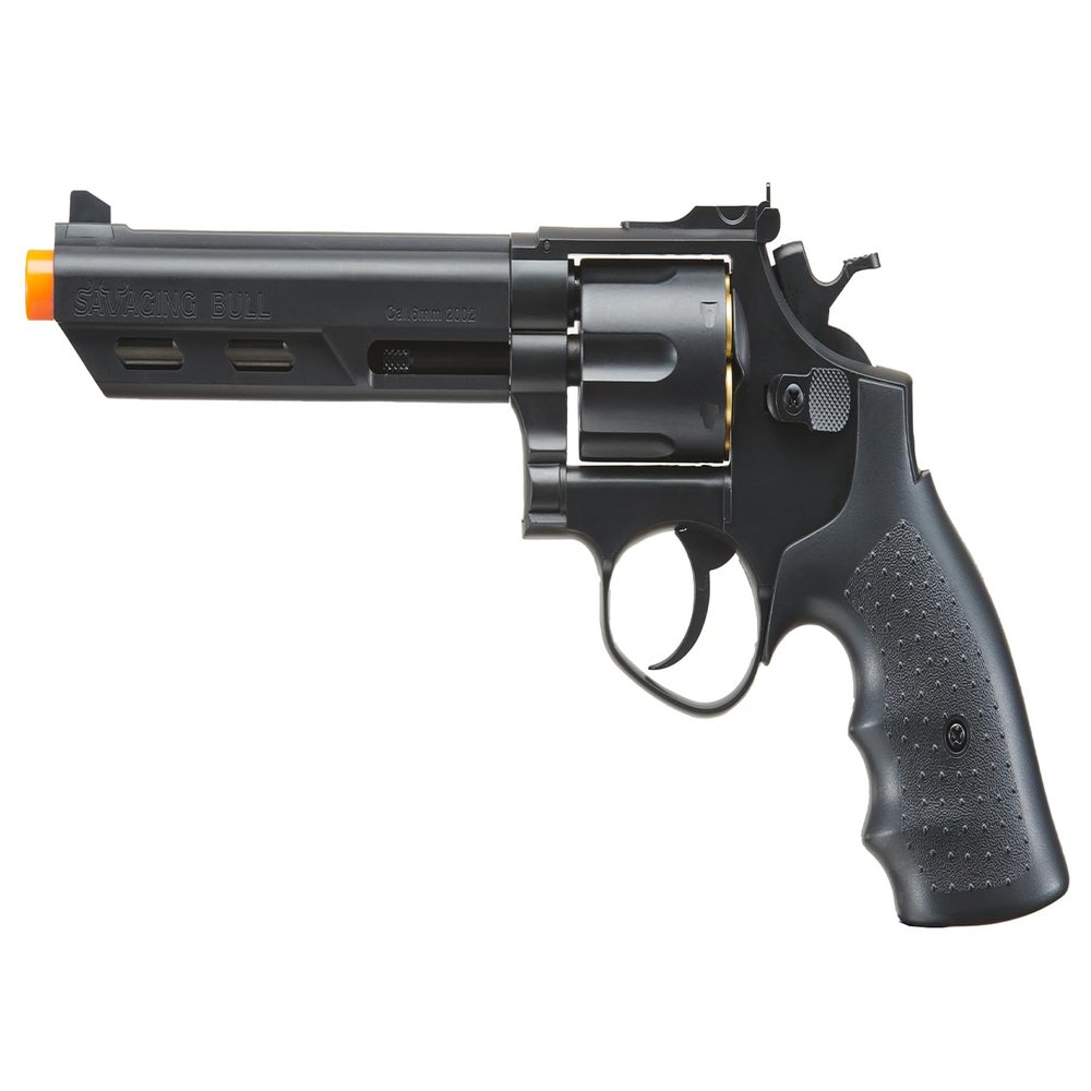 HFC Savaging Bull Magnum Airsoft Revolver Gas Non-Blowback Airsoft Pistol - Black