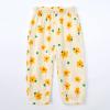MYGBCPJS Baby Boys Girls 2 Pack Cotton Linen Long Bloomers Graphic Printed Trousers Ankle Length Kids Elastic Waist Pants view 3