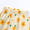 MYGBCPJS Baby Boys Girls 2 Pack Cotton Linen Long Bloomers Graphic Printed Trousers Ankle Length Kids Elastic Waist Pants view 4