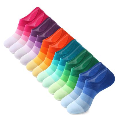 IDEGG No Show Socks Women & Men Low Cut Ankle Short Anti-slid Athletic Running Casual Invisible Liner Socks