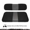 SAMXOMAP Golf Cart Front Seat Covers Fit Club Car DS 2000.5 up, Washable Breathable Air Mesh Cloth Adjustable Seat Cover for Golf Cart, Black and Gray view 3