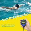 ANTEQI Waterproof Stopwatch Timer, Large Display Simple Silent Stop Watch with ON/Off Function No Clock No Calendar No Alarm Basic Operation for Sports Coaches Swimming Running Training, Blue view 4
