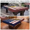 Pool Table Cover, Waterproof & Dustproof Outdoor/Indoor Pool Table AccessoriesBilliards Accessories Polyester Taffeta Cloth Table7ft view 4