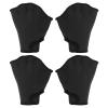 PATIKIL Webbed Swim Gloves, 2 Pairs Unisex Swimming Resistance Gloves Water Resistance Training Accessories for Swimming and Diving, M, Black view 1