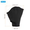 PATIKIL Webbed Swim Gloves, 2 Pairs Unisex Swimming Resistance Gloves Water Resistance Training Accessories for Swimming and Diving, M, Black view 2