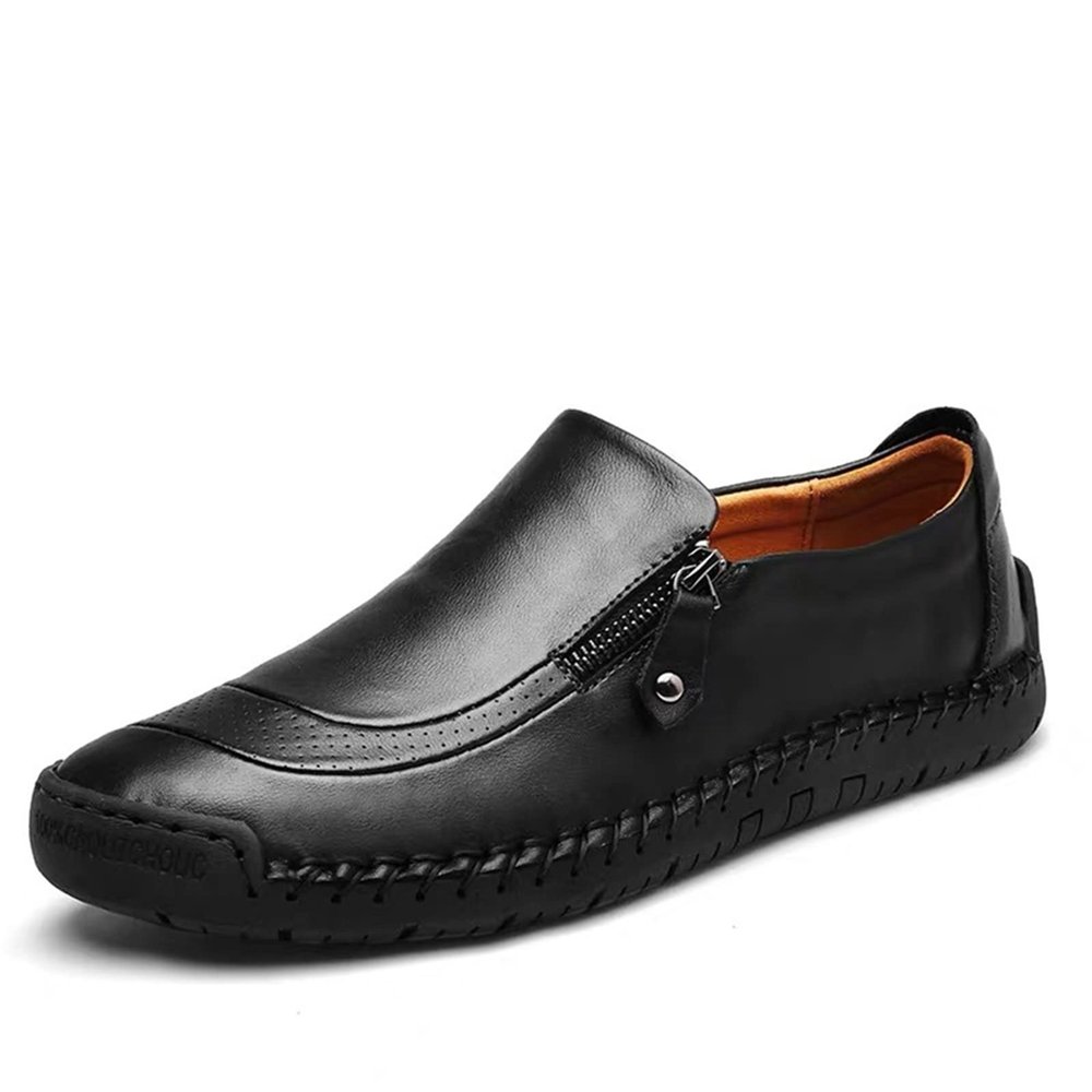 CHUUMEE Men's Casual Shoes Slip-on Loafers Comfortable Lightweight Walking Shoes for Men (Black,9)