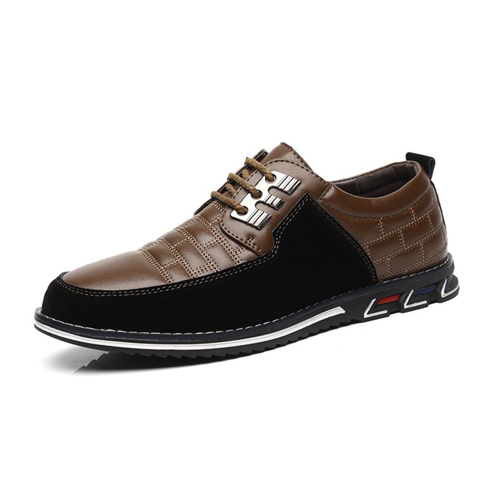 CHUUMEE Men's Casual Shoes Casual Shoes Loafers Comfortable Walking Shoes for Men (Brown 1,15.5)