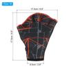PATIKIL Webbed Swim Gloves, Swimming Aquatic Gloves Printing Water Resistance Training Accessories for Swimming and Diving, M, Dark Gray view 2