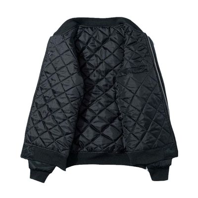 Aoleaky Spring/Winter Bomber Jacket Hip Hop Dragon Embroidery,Yokosuka Style Men's Coat Winter Cotton Padded XS