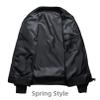 Aoleaky Spring/Winter Bomber Jacket Hip Hop Dragon Embroidery,Yokosuka Style Men's Coat Winter Cotton Padded XS view 4