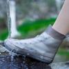 MLUUHK Waterproof Shoe Covers, Reusable Shoe Covers Non-Slip Shoes Boots for Outdoor Cycling Camping Fishing Travel (Grey, XL) view 2