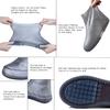 MLUUHK Waterproof Shoe Covers, Reusable Shoe Covers Non-Slip Shoes Boots for Outdoor Cycling Camping Fishing Travel (Grey, XL) view 4