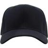 1 Pcs of Plain Fitted Baseball Cap Curved Visor Solid Blank Color Caps Hat Hats (Black, (Size: 8)) view 1