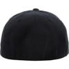 1 Pcs of Plain Fitted Baseball Cap Curved Visor Solid Blank Color Caps Hat Hats (Black, (Size: 8)) view 3