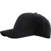 1 Pcs of Plain Fitted Baseball Cap Curved Visor Solid Blank Color Caps Hat Hats (Black, (Size: 7)) view 2