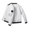Aoleaky Men's Casual Bomber Jacket Slim Fit Windbreaker,Spring-Autumn Pilot Baseball Style 1808 blue XL view 3