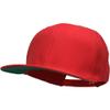 1 Pcs of Premium Classic Snapback Wool Blend Plain Basic Cap Hat (Red) view 2