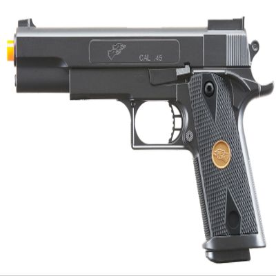 Golden Ball Plastic Spring Powered M1911 260 FPS Airsoft Pistol