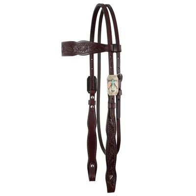 Circle Y Great Oak Browband Headstall