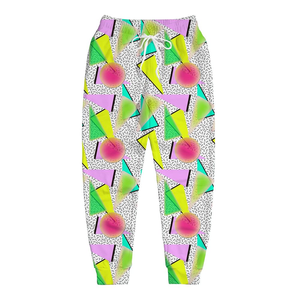 Sweatpants for Men Retro 80s 90s Graphics Funny Pants Casual Track Pants Rave Outfit Athletic Trousers S