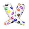 Woyaba Funny dog paw prints colorful dog paws print arm sleeves,farslemers defense gardening sleeves sun protection compression arm sleeves for men,women or teenager view 2