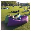 SEALFO Camping Mat Inflatable Folding Chair Sofa Beach Picnic Inflatable Outdoor Lazy Bed Camping Inflatable Air Mattresses (Color : Black, Size : A) view 3