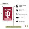 Desert Cactus Indiana University IU Garden Flag  19 x 12 inch Indiana Hoosiers Banner, For Outdoor Display and Events (Design H) view 4