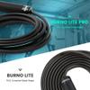 FEECCO FITNESS 1/2 lb Weighted Jump Rope for Boxing, Cardio, Crossfit Workout, 8~11ft Range Adjustable Length Steel Ropes with Ball Bearings and Metal Handles, Suitable for Men and Women view 2