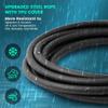 FEECCO FITNESS 1/2 lb Weighted Jump Rope for Boxing, Cardio, Crossfit Workout, 8~11ft Range Adjustable Length Steel Ropes with Ball Bearings and Metal Handles, Suitable for Men and Women view 3