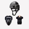 Airsoft Paintball MICH Fast Helmet Black Adjustable Skull MaskLightweight Outdoor Activity Tactical Vest, Outdoor CS Game Tactical Gear view 1