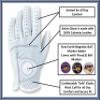 Scale Wear University of Norther Iowa Panthers Cabretta Leather Golf Gloves with 3 Magnetic Ball Markers. RH & LH Men's & Youth Boys Golf Gloves (Adult-S, Right (Fits Left Hand)) view 2