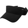 1 Pcs of Sun Visor Plain Hat Sports Cap Golf Tennis New Adjustable Men Women (Black)