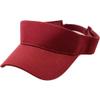 1 Pcs of Sun Visor Plain Hat Sports Cap Golf Tennis New Adjustable Men Women (Burgundy)