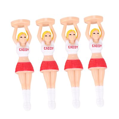 BESPORTBLE 4pcs Outdoor Girl Tees Durable Plastic Golf Holders for Consistent Swing Reduced Friction and Increased Accuracy Eco- Design
