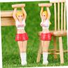 BESPORTBLE 4pcs Outdoor Girl Tees Durable Plastic Golf Holders for Consistent Swing Reduced Friction and Increased Accuracy Eco- Design view 2